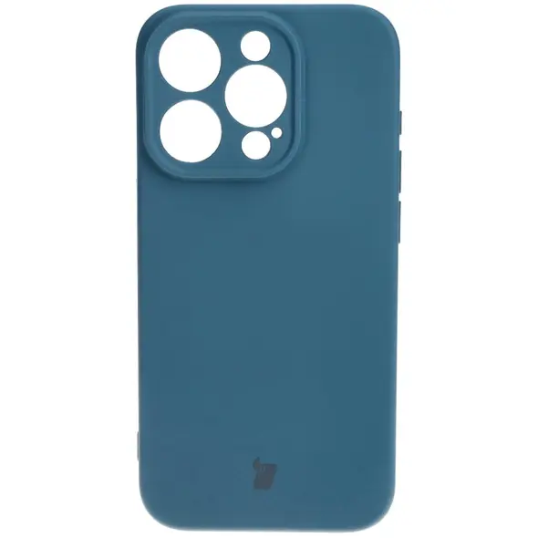 Bizon Case Silicone Apple iPhone 15 Pro navy blue