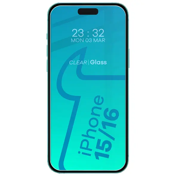 Bizon Glass Clear 2 Apple iPhone 15 / 15 Pro / 16