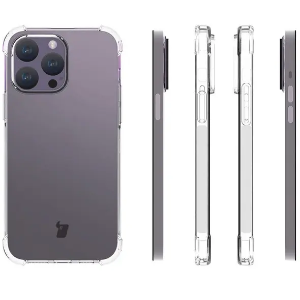 Bizon Case Salpa Apple iPhone 15 Pro Max clear