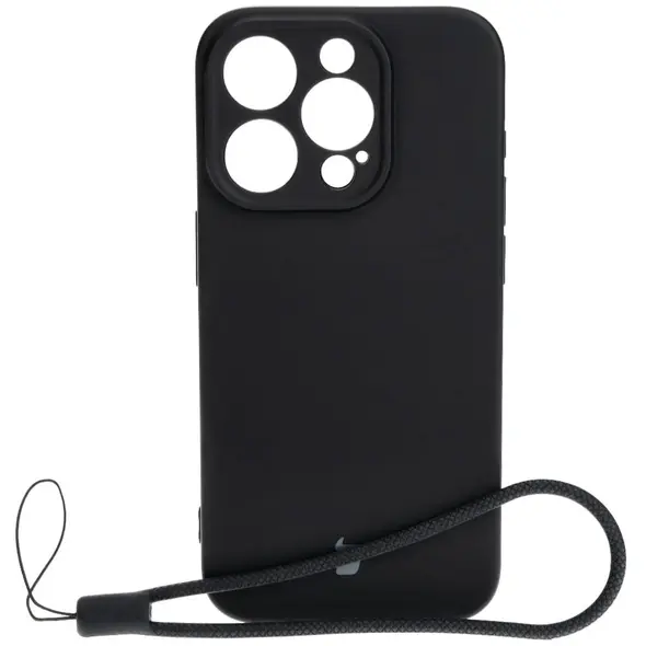 Bizon Case Silicone Apple iPhone 15 Pro black