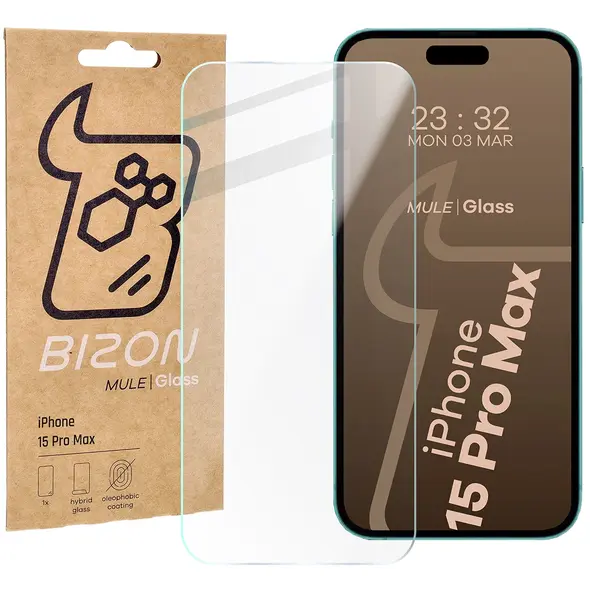 Bizon Glass Mule Apple iPhone 15 Pro Max