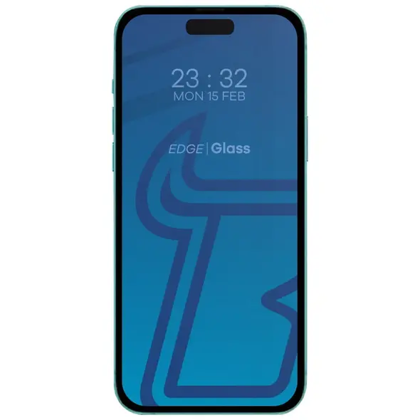 BIZON Edge 2x screen glass + camera glass Apple iPhone 15 Pro Max