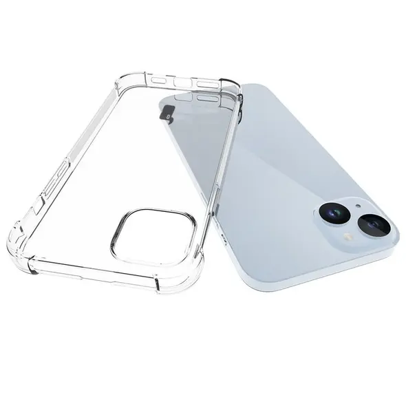 Bizon Case Clear Pack Apple iPhone 15 Plus clear