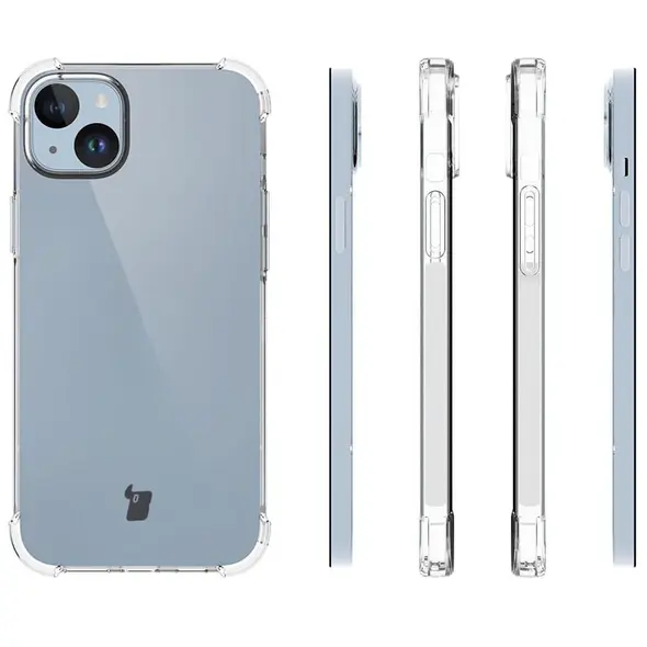 Bizon Case Clear Pack Apple iPhone 15 Plus clear