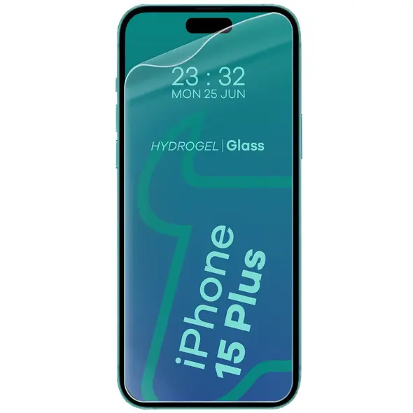 Bizon Glass Hydrogel Front Apple iPhone 15 Plus / 15 Pro Max [2 PACK]