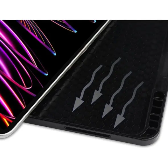 Bizon Case Tab Lizard Apple iPad Pro 12.9 2022/2021/2020/2018 dark green