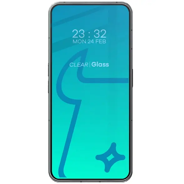 BIZON Clear 3x screen glass + camera glass Nothing Phone 2