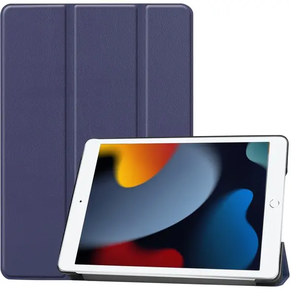 Bizon Case Tab Croc Apple iPad 9/8/7 10.2 2021/2020/2019 navy blue