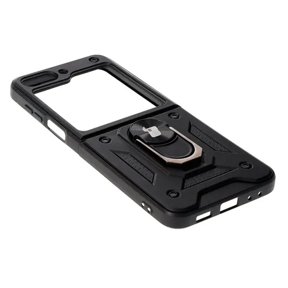 Bizon Case Shield Ring Samsung Galaxy Z Flip5 black