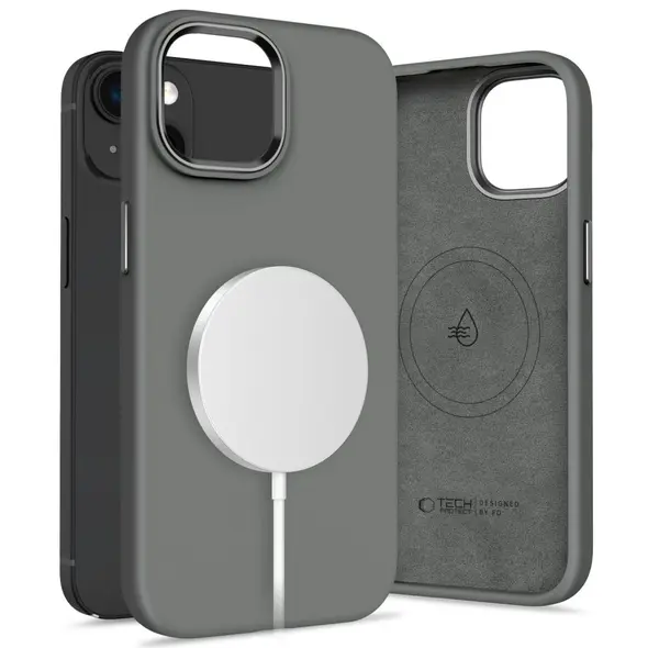 Tech-Protect Silicone Pure MagSafe Apple iPhone 15 Clay