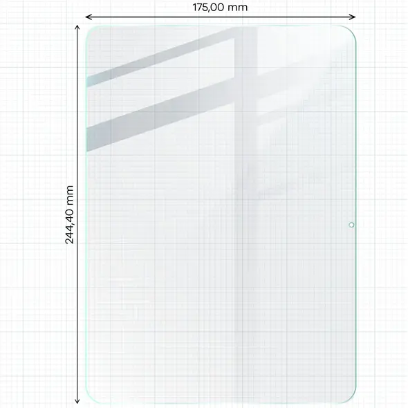 Bizon Glass Tab Clear Apple iPad 10 10.9 2022 [2 PACK]