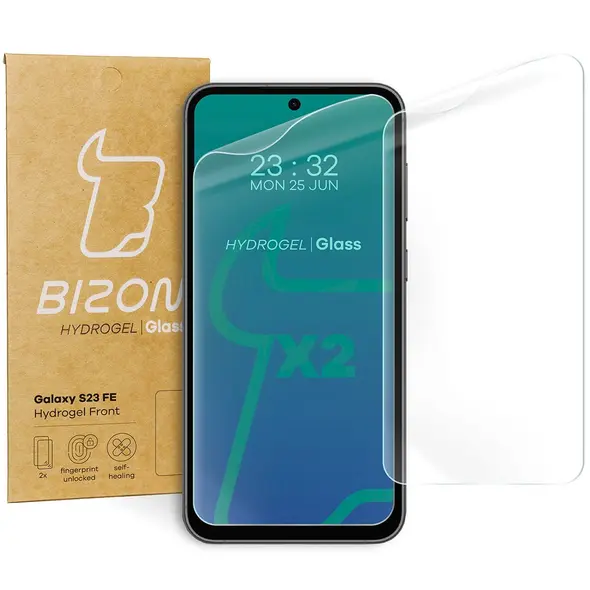 Bizon Glass Hydrogel Front Samsung Galaxy S23 FE [2 PACK]