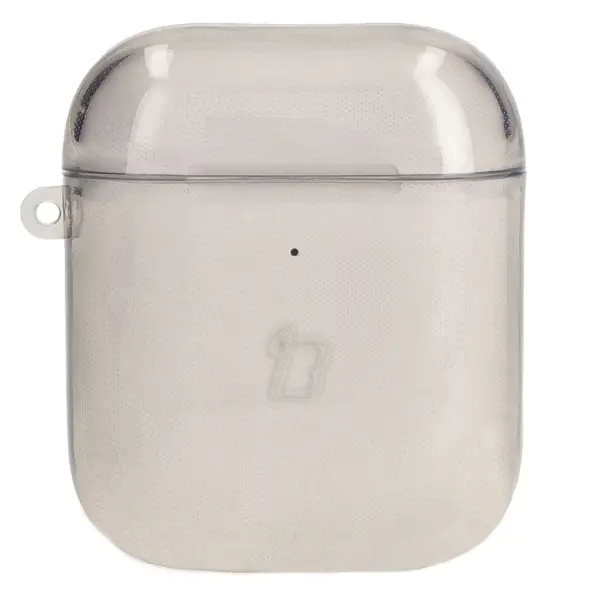 Bizon Case Headphone Clear Airpods 1/2 clear-black