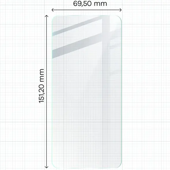 BIZON Clear 3x screen glass + camera glass Samsung Galaxy S23 FE