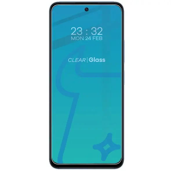 BIZON Clear 3x screen glass + camera glass Xiaomi Redmi 12