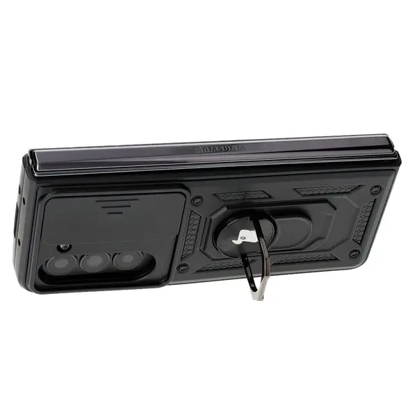 Bizon Case CamShield Ring Samsung Galaxy Z Fold5 black