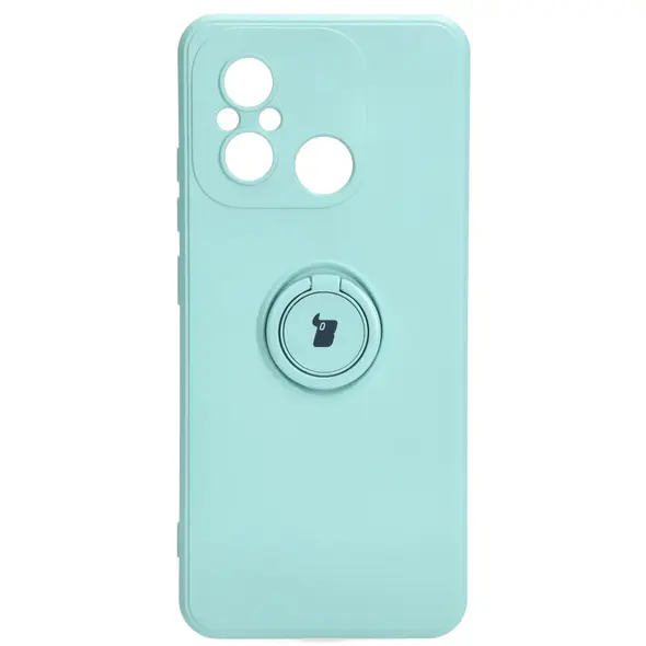 Bizon Case Silicone Ring Sq Xiaomi Redmi 12C turquoise