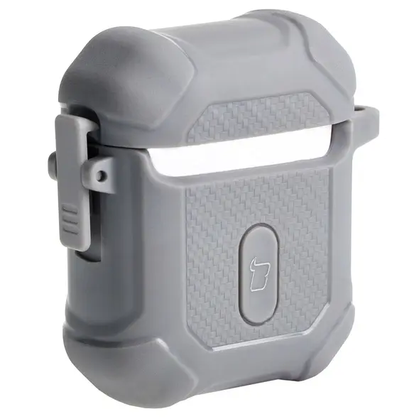 Bizon Case Headphone Armor Apple Airpods 1/2 grey