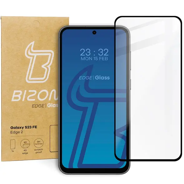 Bizon Glass Edge 2 Samsung Galaxy S23 FE black