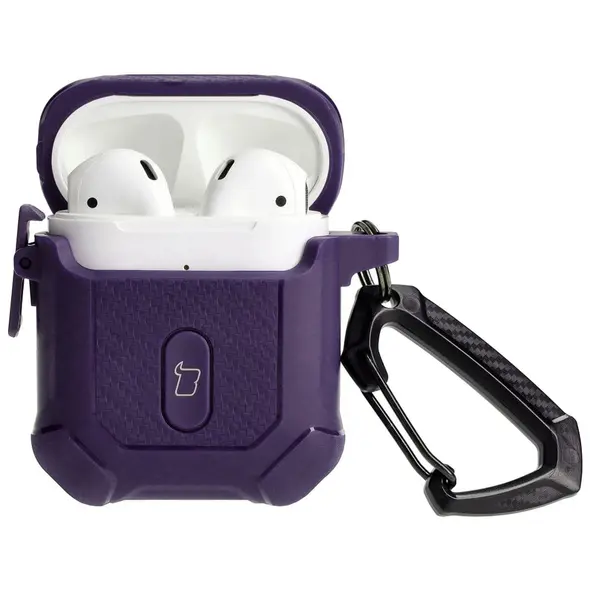 Bizon Case Headphone Armor Apple Airpods 1/2 purple