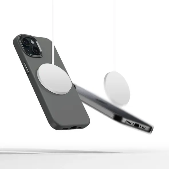 Tech-Protect Silicone Pure MagSafe Apple iPhone 15 Clay