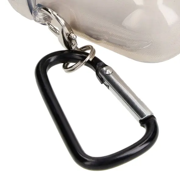 Bizon Case Headphone Clear Airpods 1/2 clear-black