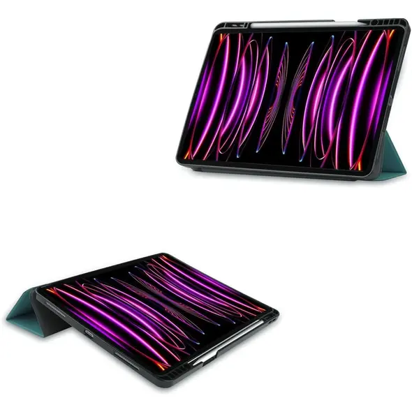 Bizon Case Tab Lizard Apple iPad Pro 12.9 2022/2021/2020/2018 dark green