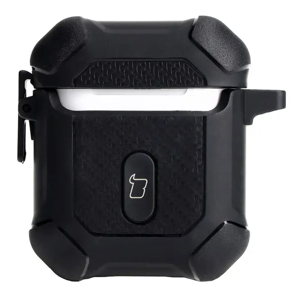 Bizon Case Headphone Armor Apple Airpods 1/2 black