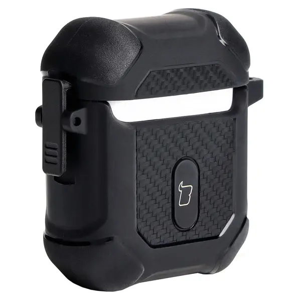 Bizon Case Headphone Armor Apple Airpods 1/2 black