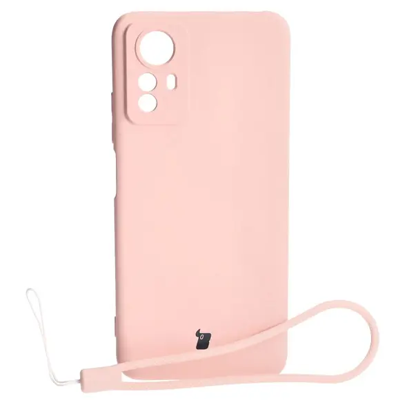 Bizon Case Silicone Xiaomi Redmi Note 12S light pink