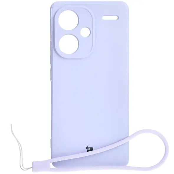 Bizon Case Silicone Sq Xiaomi Redmi Note 13 Pro+ 5G light purple