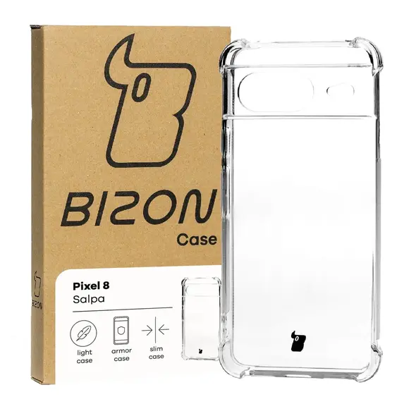 Bizon Case Salpa Google Pixel 8 clear