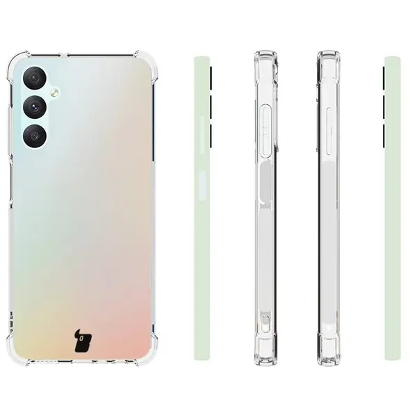 Bizon Case Clear Pack case + 2x screen glass + lens glass Samsung Galaxy A05s clear