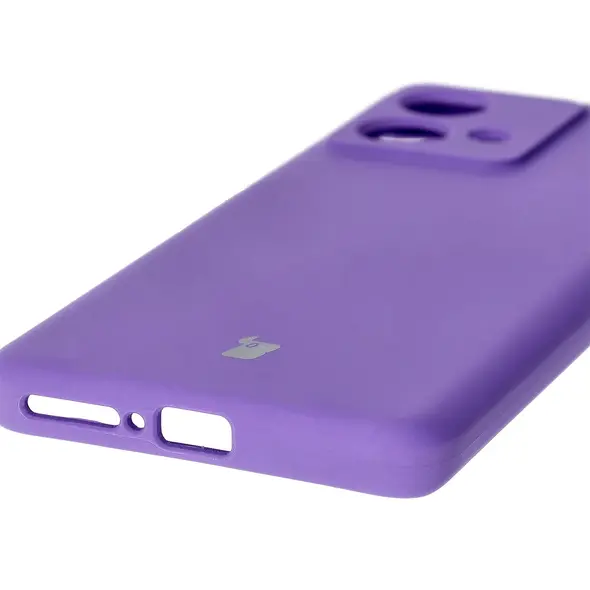 Bizon Soft Case Motorola Edge 40 Neo deep purple