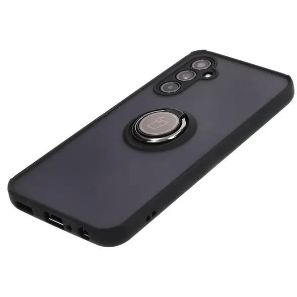 Bizon Case Hybrid Ring Samsung Galaxy M34 5G smoky with a black frame