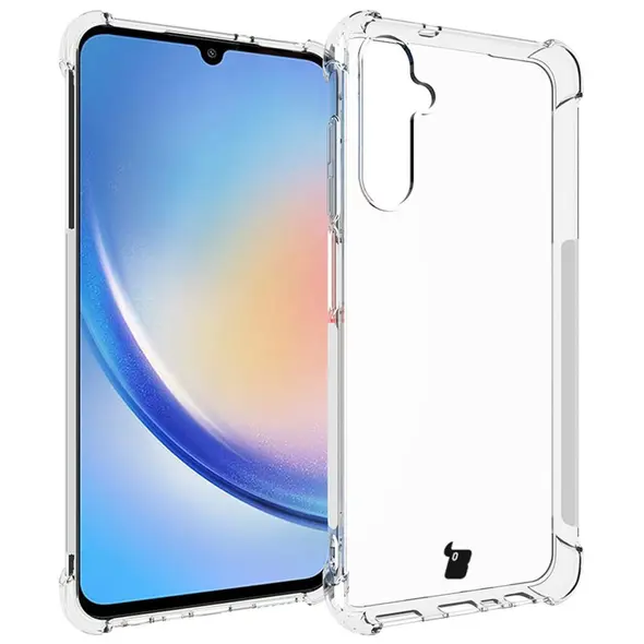 Bizon Case Clear Pack case + 2x screen glass + lens glass Samsung Galaxy A05s clear