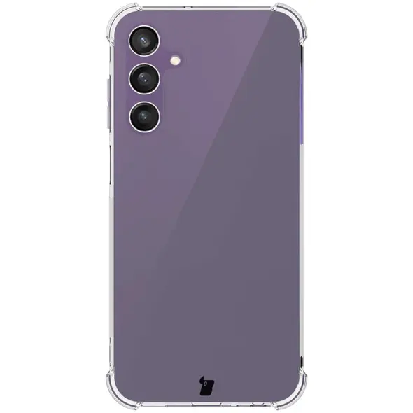 Bizon Case Clear Pack case + 2x screen glass + lens glass Samsung Galaxy A25 5G clear