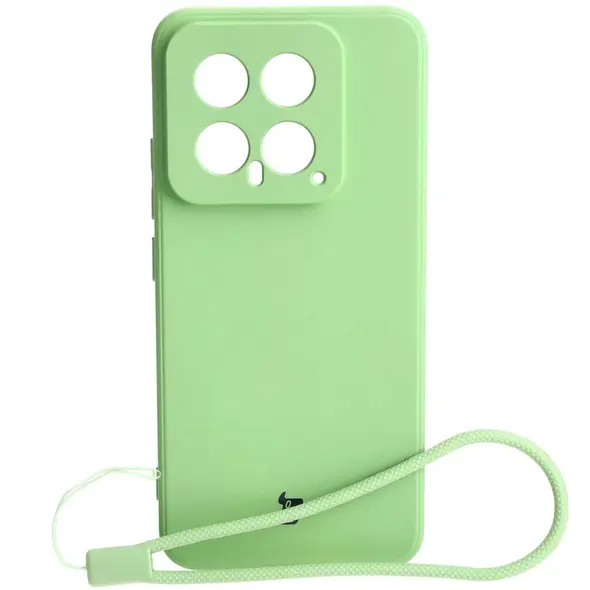 Bizon Case Silicone Sq Xiaomi 14 light green