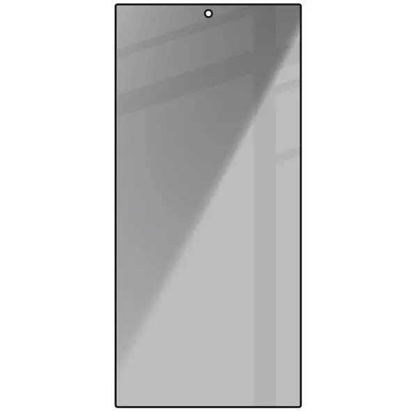Bizon Glass Edge Shadow Samsung Galaxy S24 Ultra tinted with a black frame