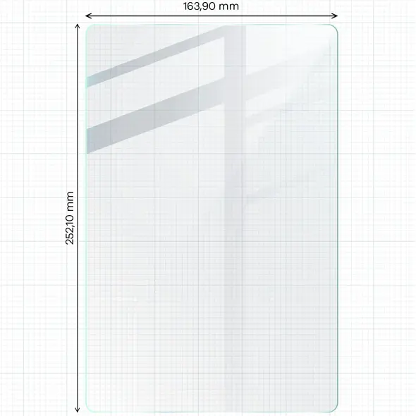 Bizon Glass Tab Clear Samsung Galaxy Tab A9 Plus [2 PACK]