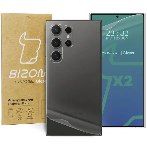 Bizon Glass Hydrogel Pack do Samsung Galaxy S24 Ultra