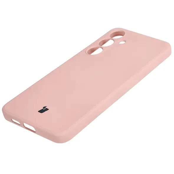 Bizon Case Silicone Sq Samsung Galaxy S24 Plus light pink