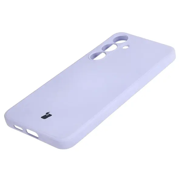 Bizon Case Silicone Sq Samsung Galaxy S24 Plus light purple