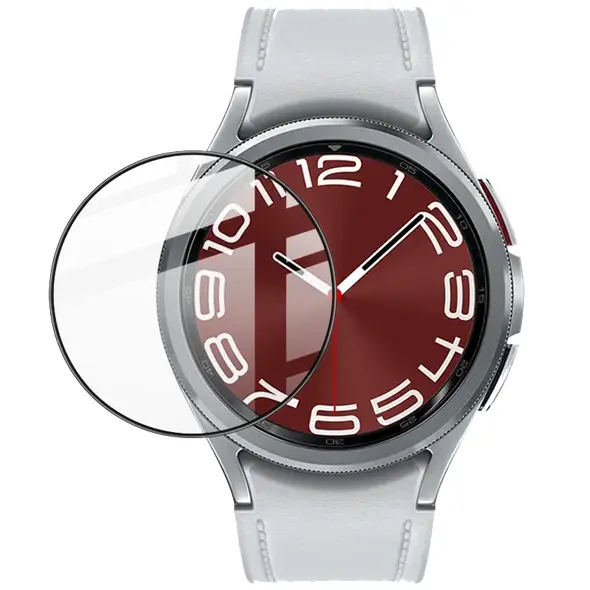Bizon Glass Watch Edge Hybrid Samsung Galaxy Watch 6 Classic 43mm black