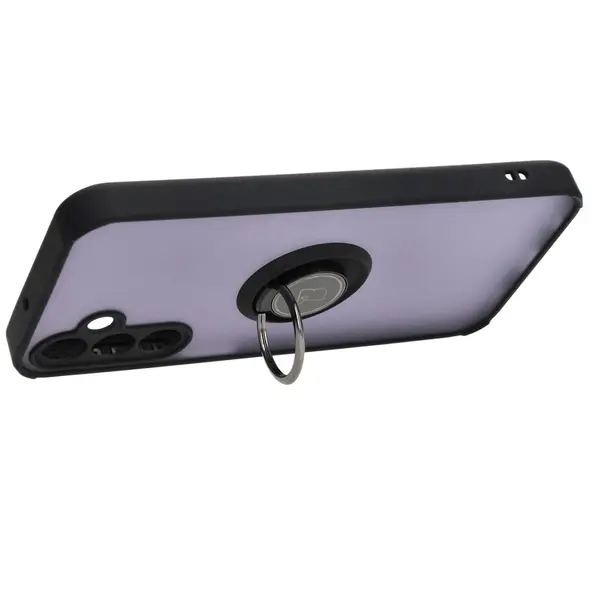 Bizon Case Hybrid Ring Samsung Galaxy A15 5G/4G smoky with a black frame