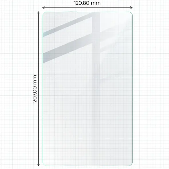 Bizon Glass Tab Clear Samsung Galaxy Tab A9 [2 PACK]