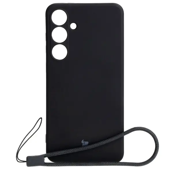 Bizon Case Silicone Sq Samsung Galaxy S24 Plus black