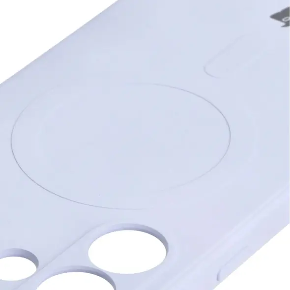 Bizon Case Silicone Magnetic Sq Samsung Galaxy S24 Ultra light purple