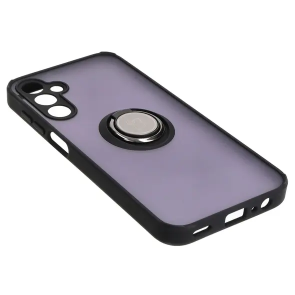 Bizon Case Hybrid Ring Samsung Galaxy A15 5G/4G smoky with a black frame