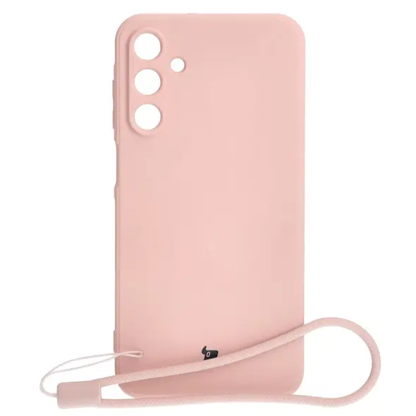 Bizon Case Silicone Sq Samsung Galaxy A15 4G/5G light pink